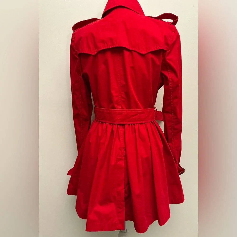 Ralph Lauren Red Trench Coat